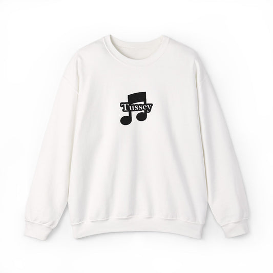 Music Note 'Tussy' Graphic Crewneck Sweatshirt