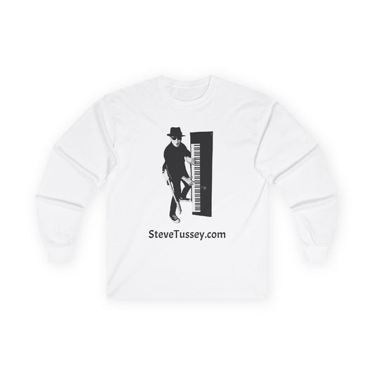 Piano Player Long Sleeve Tee — SteveTussey.com Musician Shirt