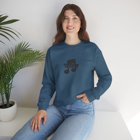 Music Note 'Tussy' Graphic Crewneck Sweatshirt