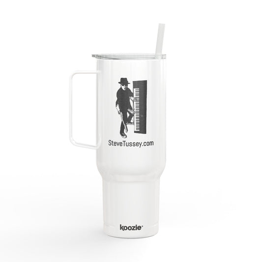 40oz Engraved Insulated Tumbler with Lid — Musician Piano Design